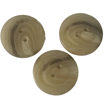 4 otworowe plastikowe guziki do płaszcza Brązowy kolor 25 mm Użyj do płaszcza ze swetrem