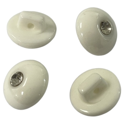 Faux Diamond On Face 18L plastikowe guziki z żywicy okrągłe Zastosuj do koszuli do szycia