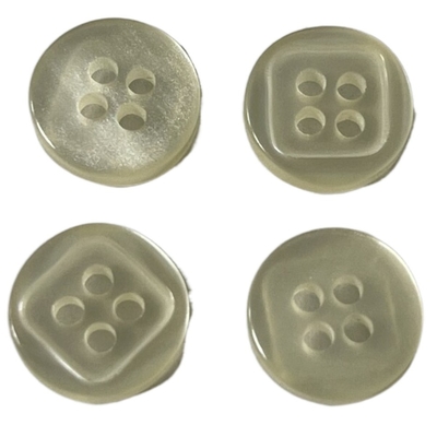 13mm 4 otwory Plastikowe guziki do koszuli do odzieży męskiej