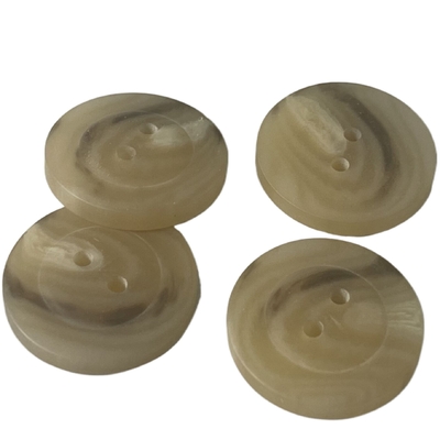 4 otworowe plastikowe guziki do płaszcza Brązowy kolor 25 mm Użyj do płaszcza ze swetrem