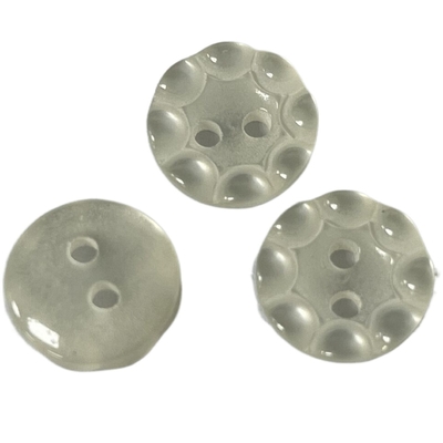 10mm 2 otwory Faux Pearl Plastikowe guziki do koszuli Używane na bluzkach z koszulą
