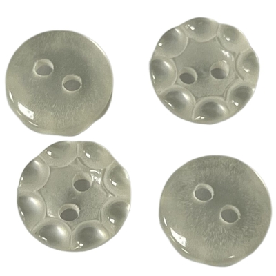 10mm 2 otwory Faux Pearl Plastikowe guziki do koszuli Używane na bluzkach z koszulą