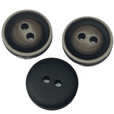 Resin 2 Hole Buttons Dye Ciemnobrązowy kolor Spray Matowy olej do szycia